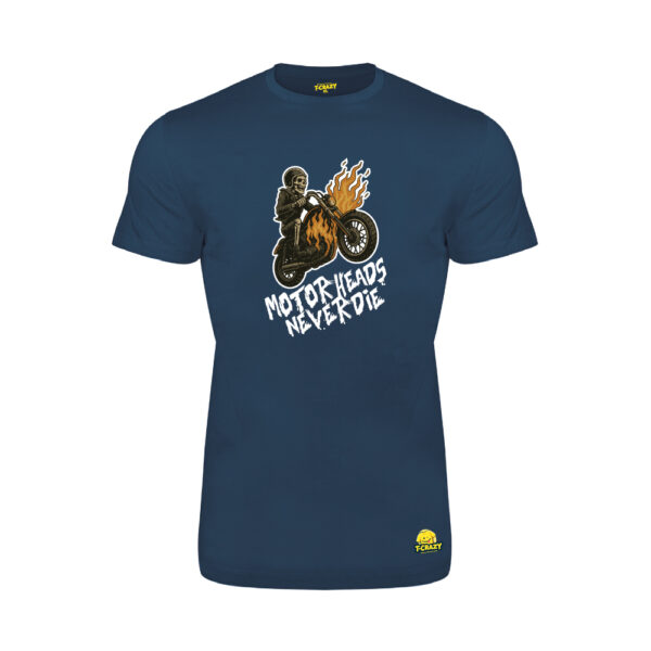 T-shirt T-Crazy “MOTOR HEADS NEVER DIE”
