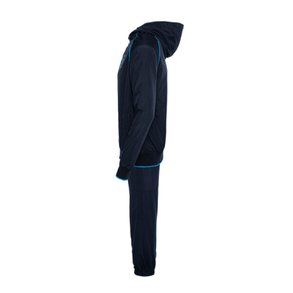 SSC Napoli Tuta Microfibra con Cappuccio Blu Navy 2023/2024 - immagine 4