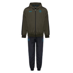 SSC Napoli Tuta Nylon con Cappuccio Olive Night 2024/2025