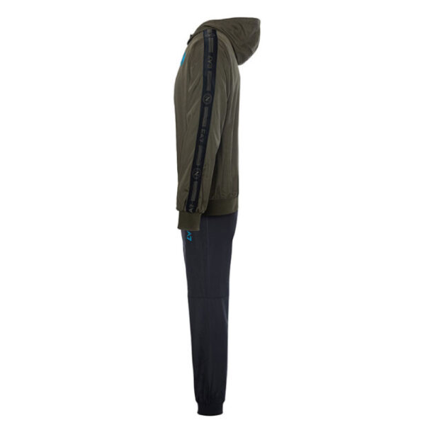 SSC Napoli Tuta Nylon con Cappuccio Olive Night 2024/2025 - immagine 3