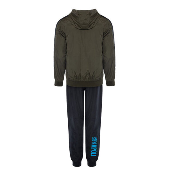 SSC Napoli Tuta Nylon con Cappuccio Olive Night 2024/2025 - immagine 2