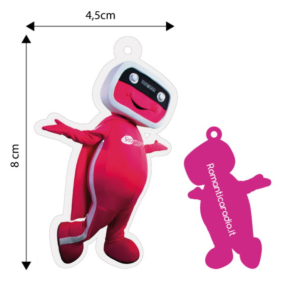 Portachiavi Mascotte Romantica Radio - immagine 3