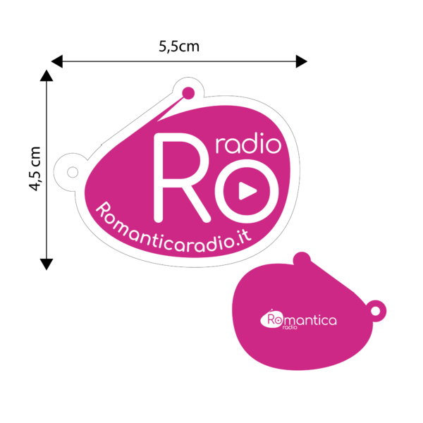 Portachiavi Logo Romantica Radio - immagine 3