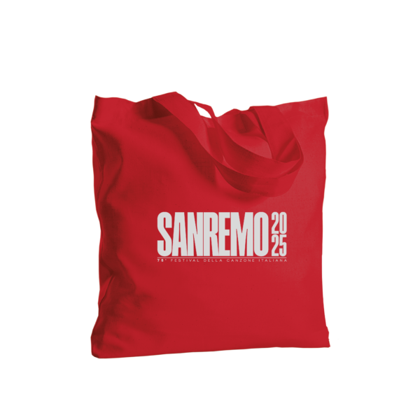 Tote Bag in cotone Festival di Sanremo - immagine 2