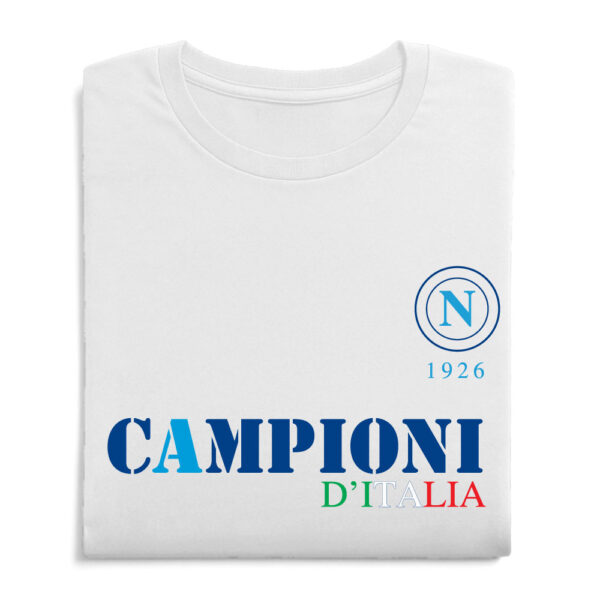 T-shirt Napoli "CAMPIONI D'ITALIA" - immagine 2