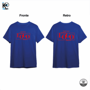 T-shirt con stampa in Petto e Spalle