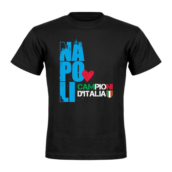 T-shirt Napoli "NAPOLI CAMPIONE D'ITALIA"