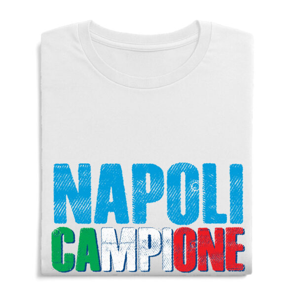 T-shirt Napoli "NAPOLI CAMPIONE" - immagine 2