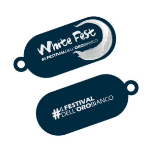 Portachiavi Logo White Fest