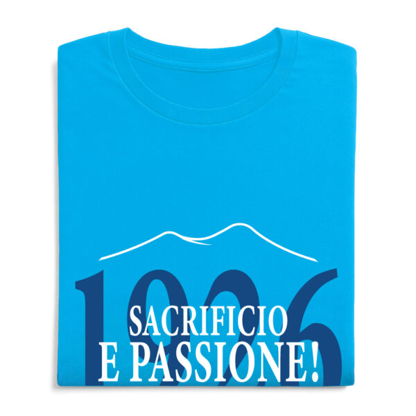 T-shirt Napoli "SACRIFICIO E PASSIONE" + canzone "1° AGOSTO" - immagine 3