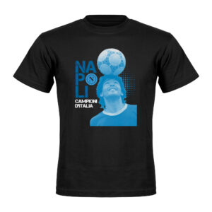 T-shirt Napoli "NAPOLI CAMPIONI D'ITALIA con MARADONA"