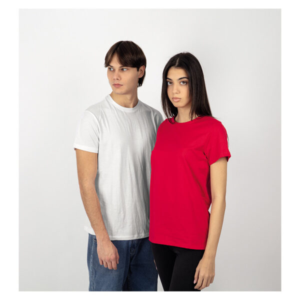 T-shirt con stampa in Petto e Spalle - immagine 2