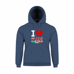 Felpa con Cappuccio Fiat 126 Club Italia