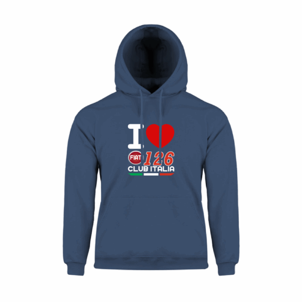 Felpa con Cappuccio Fiat 126 Club Italia