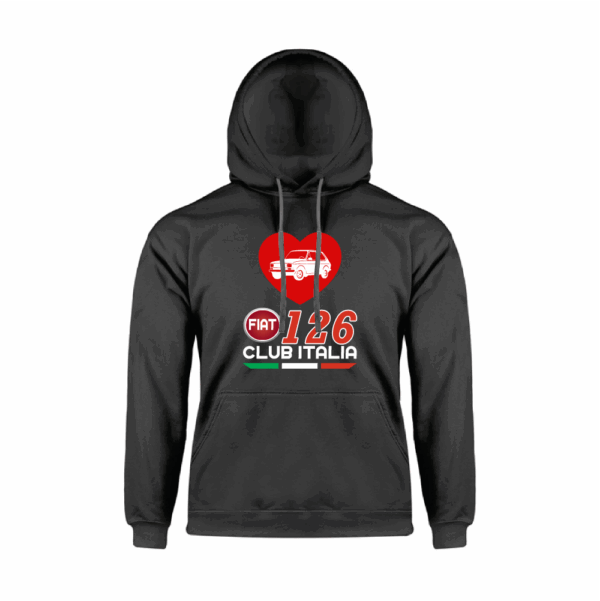 Felpa con Cappuccio Fiat 126 Club Italia