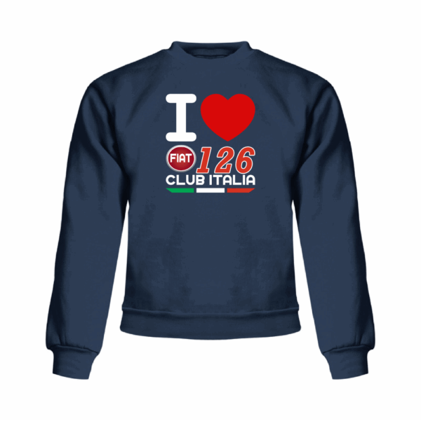 Felpa Girocollo Fiat 126 Club Italia