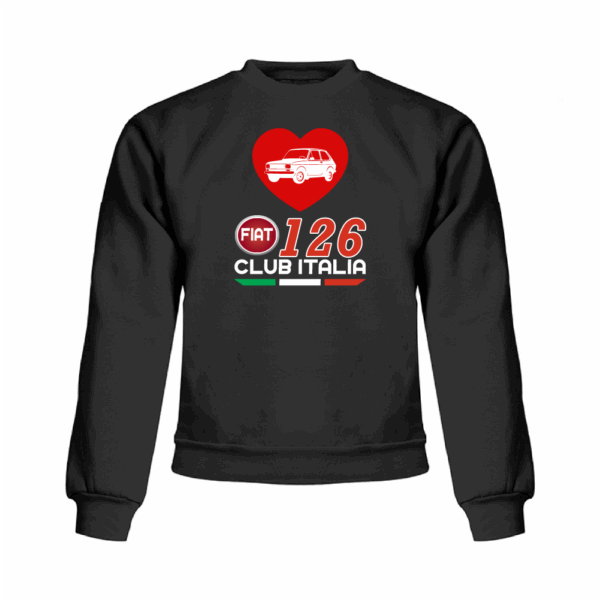 Felpa Girocollo Fiat 126 Club Italia