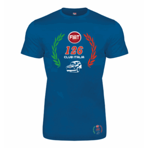 T-shirt Fiat 126 Club Italia con stampa “Logo Palme Colorate”