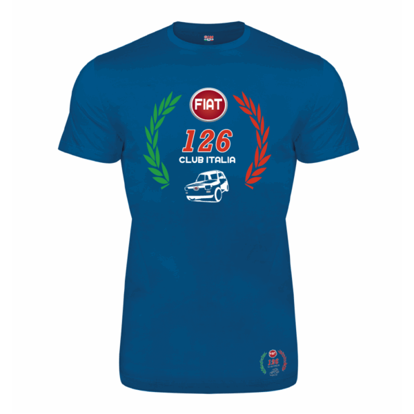 T-shirt Fiat 126 Club Italia con stampa “Logo Palme Colorate”