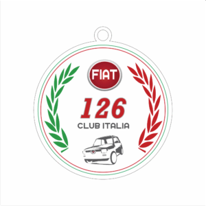 Portachiavi Fiat 126 Club Italia