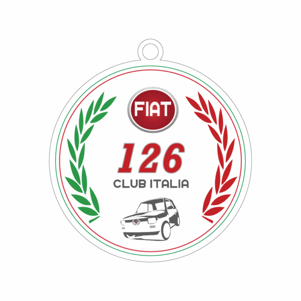 Portachiavi Fiat 126 Club Italia
