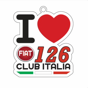 Portachiavi Fiat 126 Club Italia