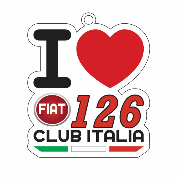 Portachiavi Fiat 126 Club Italia
