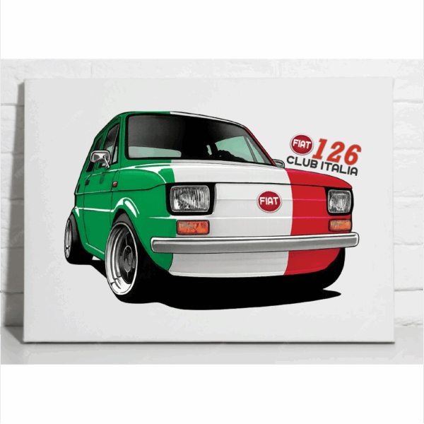 Tela Fiat 126 Club Italia